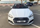 White Audi A5 Convertible 2019 for rent in Dubai 4